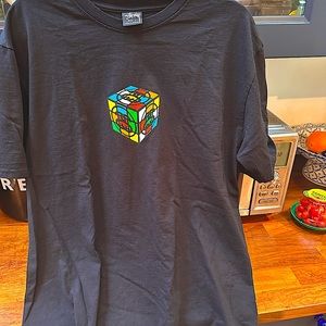 Barely worn Stussy cube shirt large